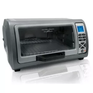 Hamilton Beach 1400-Watt 6-Slice Silver Toaster Oven