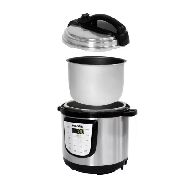 KALORIK 6 qt. Stainless Steel Digital Electric Pressure Cooker