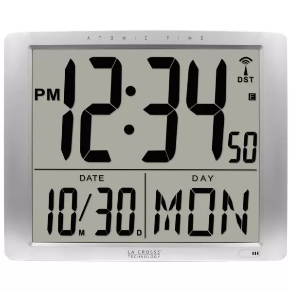 La Crosse Technology 16 in. x 20 in. Super Large Atomic Digital Wall Clock