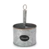 Mind Reader Silver Metal 4 Section Utensil Holder, Cutlery Holder, Utensil Caddy