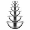 NutriChef 6-Piece Stainless Steel Kitchen Mixing Bowls Set