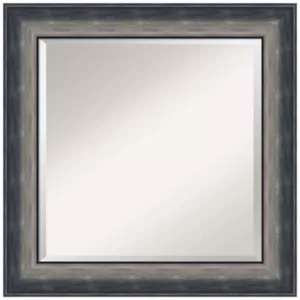 Amanti Art Quicksilver Scoop 25.75 in. x 25.75 in. Bathroom Vanity Wall Mirror