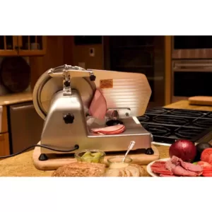 Weston Pro-320 200 W 10 in. Silver Electric Meat Slicer