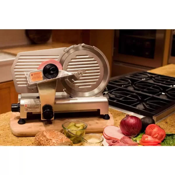 Weston Pro-320 200 W 10 in. Silver Electric Meat Slicer