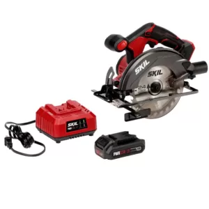 Skil PWRCORE 20-Volt Lithium Cordless 6-1/2 in. Circular Saw Kit