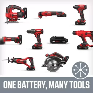 Skil PWRCORE 20-Volt Lithium-Ion Cordless 1/4 in. Hex Impact Driver Kit