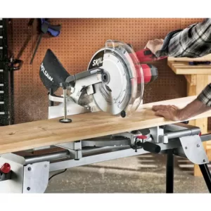 Skil 15 Amp Corded Electric 12 in. Compound Miter Saw with Quick-Mount System and Laser