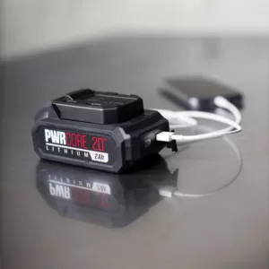 Skil PWRCore 20-Volt 2.0Ah Lithium-Ion Battery with PWRAssist Mobile Charging