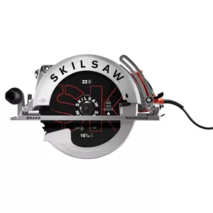 SKILSAW 16-5/16 in. 15 Amp Corded Electric Magnesium Worm Drive Circular Saw with 32-Tooth Carbide Blade