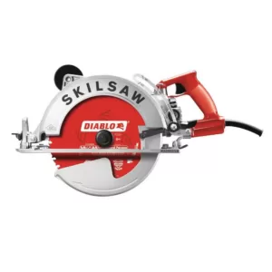 SKILSAW 15 Amp Corded Electric 10-1/4 in. Magnesium SAWSQUATCH Worm Drive Circular Saw with 40-Tooth Diablo Carbide Blade