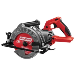 SKILSAW TRUEHVL 48-Volt Lithium-Ion Cordless 7-1/4 in. Worm Drive Saw with Diablo Blade (Tool-Only)