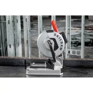 SKILSAW 12 in. 15 Amp Corded Electric Dry Cut Saw for Metal Cutting with Diablo 60-Tooth Cermet-Tipped Carbide Blade