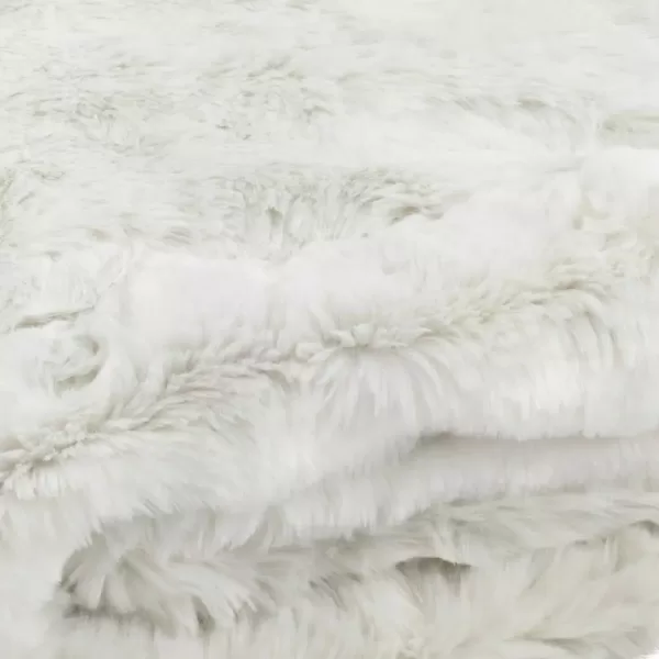 Safavieh Faux Chinchilla Snow White Throw