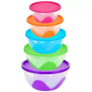 Southern Homewares 5-Piece Multi-Purpose Nested and Stackable Bowl/Food Storage Containers