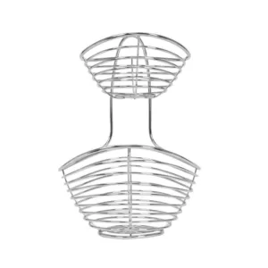 Spectrum Opus Arched 2-Tier Chrome Server Basket