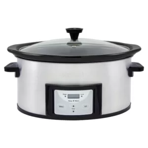 Nesco Pick-a-Pot 6 Qt. Stainless Steel Digital Slow Cooker