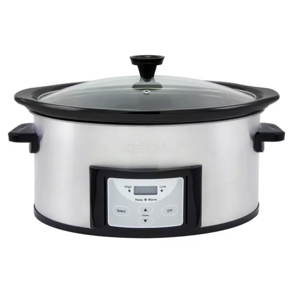 Nesco Pick-a-Pot 6 Qt. Stainless Steel Digital Slow Cooker