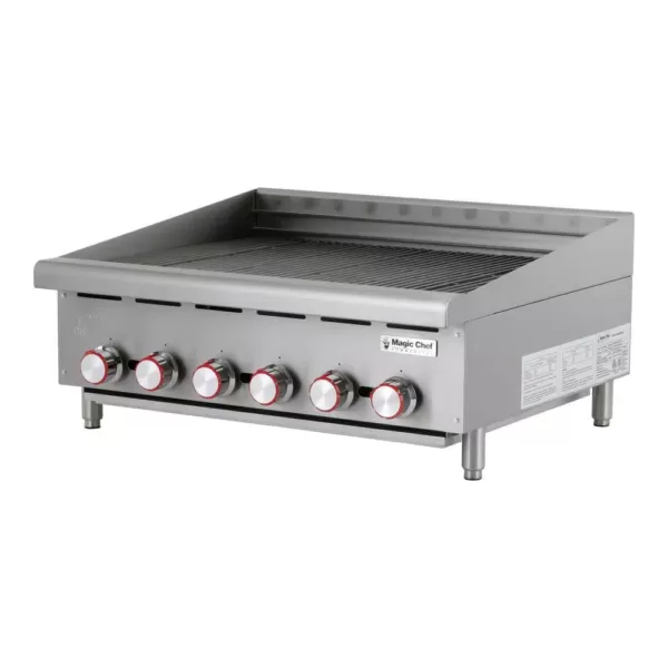 Magic Chef 36 in. Commercial Countertop Radiant Char Broiler