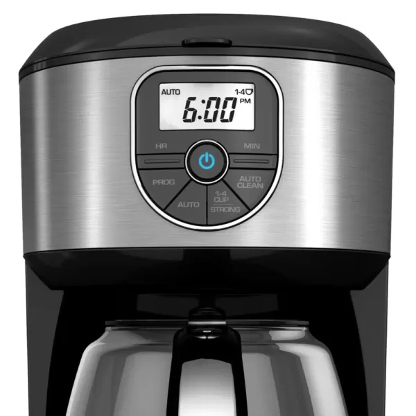 BLACK+DECKER 12-Cup Programmable Coffeemaker in Stainless Steel