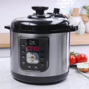 KALORIK Perfect Sear 6.25 Qt. Black Stainless Steel Electric Pressure Cooker