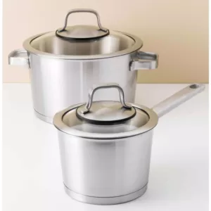 BergHOFF Essentials Manhattan 10-Piece Stainless Steel Cookware Set