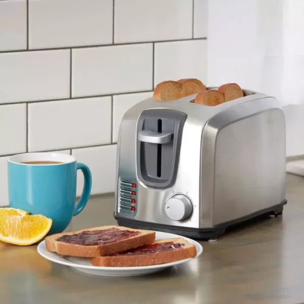 BLACK+DECKER 2-Slice Stainless Steel Toaster