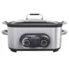 BLACK+DECKER 6.5 Quart Stainless Steel Slow Cooker