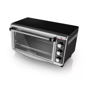 BLACK+DECKER 1500 W 8-Slice Stainless Steel Toaster Oven with Broiler