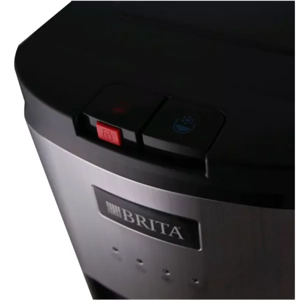 Brita Bottom-Loading Water Cooler with Built-In Filter, Stainless-Steel, Never Buy Plastic Bottled Water Again