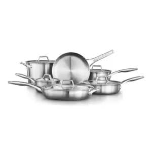 Calphalon Premier 11-Piece Stainless Steel Cookware Set