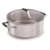 Calphalon Select 5 qt. Round Stainless Steel Dutch Oven with Glass Lid