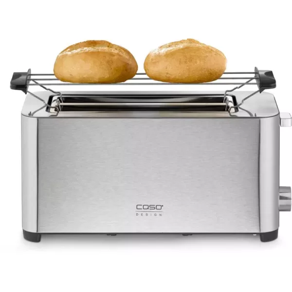 CASO 4-Slice Stainless Steel Wide Slot Toaster