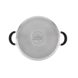 Circulon Momentum 5 qt. Round Stainless Steel Nonstick Dutch Oven with Glass Lid