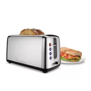 Cuisinart Artisan Bread 2-Slice Stainless Steel Long Slot Toaster with Crumb Tray