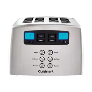 Cuisinart Touch to Toast 4-Slice Stainless Steel Wide Slot Leverless Toaster