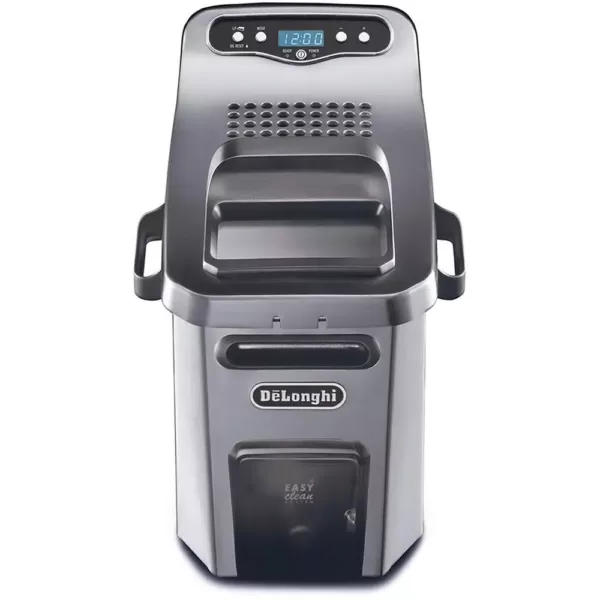 DeLonghi Livenza Dual Zone Digital 4.5L Stainless Steel Deep Fryer with Easy Clean Drain System