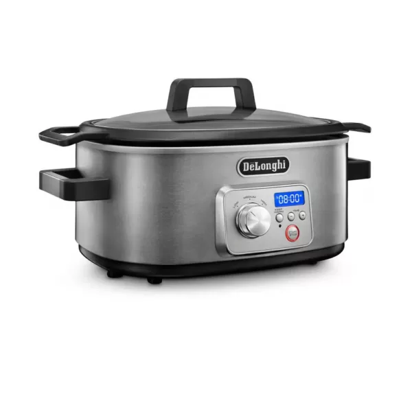 DeLonghi Livenza 6 Qt. Programmable Slow Cooker with Stovetop-Safe Pot