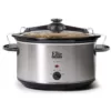 Elite Platinum 8.5 Qt. Stainless Steel Slow Cooker with Locking Lid