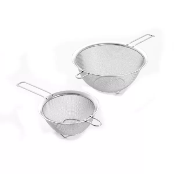 ExcelSteel 9 in. Stainless Mesh Strainers with Long Riveted Handle