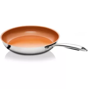 Gotham Steel 11 in. Stainless Steel Non-Stick Ti-Cerama Frying Pan