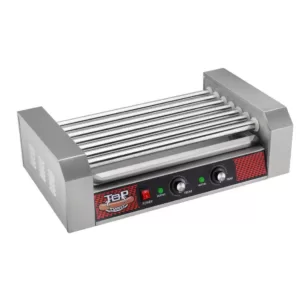 Great Northern Commercial 1400-Watts 18-Hot Dog 7-Roller Grilling Machine with Cover