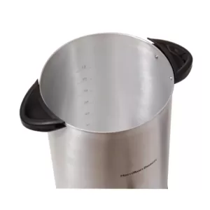 Hamilton Beach 45-Cup Stainless Steel Coffee Urn with One-Handed Dispensing