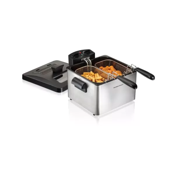 Hamilton Beach 3 Qt. Stainless Steel Professional-Style Deep Fryer