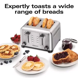 Hamilton Beach Pro 4-Slice Stainless Steel Wide Slot Toaster