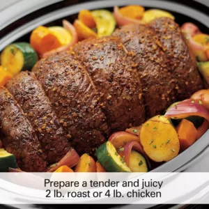 Hamilton Beach 4 Qt. Stainless Steel Slow Cooker with Built in Timer