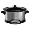 Hamilton Beach 4 Qt. Stainless Steel Slow Cooker with Built in Timer