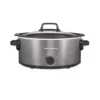 Hamilton Beach Stovetop Sear and Cook 6 qt. Gray Slow Cooker