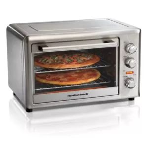 Hamilton Beach Countertop Stainless Steel Toaster Oven with Convection and Rotisserie