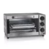 Hamilton Beach Sure Crisp 1120 W 4-Slice Stainless Steel Toaster Oven with Air Fry