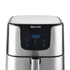 KALORIK 6 qt. Stainless Steel Digital Air Fryer Toaster Oven with Trivet